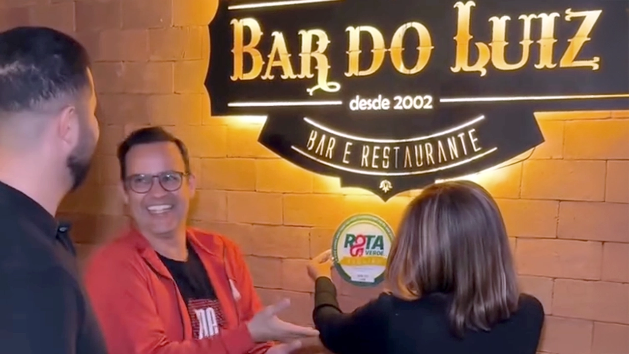 Rota Verde Sabores no Bar do Luiz